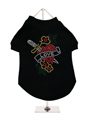 Love Heart GlamourGlitz Dog T-Shirt