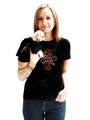 Love Heart GlamourGlitz Dog T-Shirt