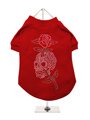 Skull & Rose GlamourGlitz Dog T-Shirt