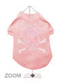 Skull & Crossbones GlamourGlitz Dog T-Shirt