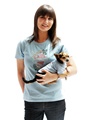 Love Heart GlamourGlitz Dog T-Shirt