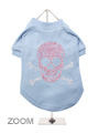 Skull & Crossbones GlamourGlitz Dog T-Shirt