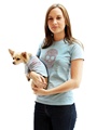 Skull & Crossbones GlamourGlitz Dog T-Shirt