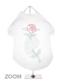 Skull & Rose GlamourGlitz Dog T-Shirt