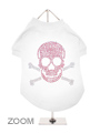 Skull & Crossbones GlamourGlitz Dog T-Shirt