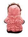Luxury Pink Quilted Ski Parka