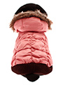 Luxury Pink Quilted Ski Parka