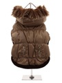 Luxury Quilted Parka with Detachable Hood