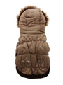 Luxury Quilted Parka with Detachable Hood