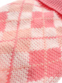 Pink Argyle Sweater