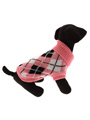 Pink & Black Argyle Sweater