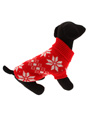 Red Snowflake Knitted Sweater 