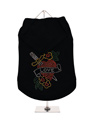 GlamourGlitz Love Heart Dog Hoodie