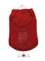 GlamourGlitz Skull & Rose Dog Hoodie