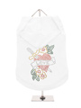GlamourGlitz Love Heart Dog Hoodie