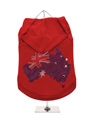 GlamourGlitz Australia Flag Dog Hoodie