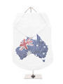 GlamourGlitz Australia Flag Dog Hoodie