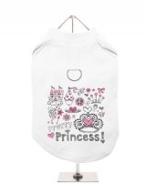''Pretty Princess'' Harness-Lined Dog T-Shirt