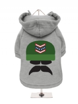 ''Sergeant Badass'' Fleece-Lined Dog Hoodie / Sweatshirt