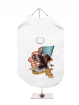 ''Eagle Spirit of USA'' Harness-Lined Dog T-Shirt