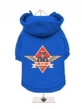 ''Air Force'' Fleece-Lined Dog Hoodie / Sweatshirt