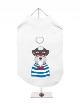 ''Humanimals: Sailing Schnauzer'' Harness-Lined Dog T-Shirt