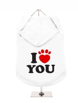 ''I Love You'' Dog Hoodie / T-Shirt