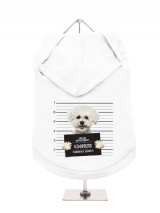 ''Police Mugshot - Bichon Friese'' Dog Hoodie / T-Shirt