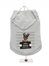 ''Police Mugshot - Schnauzer'' Dog Hoodie / T-Shirt