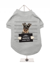 ''Police Mugshot - Schnauzer'' Dog T-Shirt