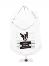 ''Police Mugshot - Boston Terrier'' Dog Hoodie / T-Shirt