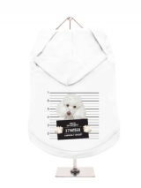 ''Police Mugshot - Poodle'' Dog Hoodie / T-Shirt