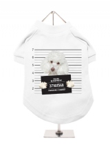 ''Police Mugshot - Poodle'' Dog T-Shirt
