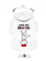 ''Christmas: Santa Says Rock On'' Fleece-Lined Sweatshirt