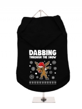 ''Christmas: Dabbing Through The Snow'' Dog Hoodie / T-Shirt