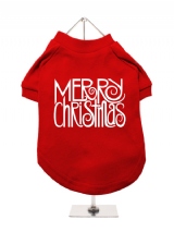 ''Christmas: Merry Christmas'' Dog T-Shirt