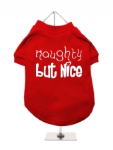 ''Christmas: Naughty But Nice'' Dog T-Shirt