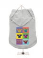 ''Pup Art: PUG'' Dog Hoodie