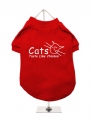 ''Cats Taste Like Chicken'' Dog T-Shirt