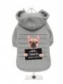 ''Police Mugshot - French Bulldog'' Dog Sweatshirt
