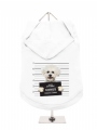 ''Police Mugshot - Bichon Friese'' Dog Hoodie