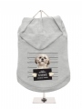 ''Police Mugshot - Shih Tzu'' Dog Hoodie