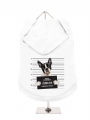 ''Police Mugshot - Boston Terrier'' Dog Hoodie