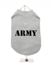 ARMY - Harness-Lined Dog T-Shirt