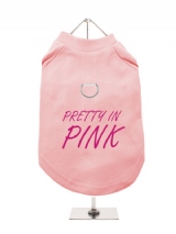 PRETTY IN | PINK - Harness-Lined Dog T-Shirt