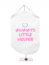 MUMMY'S | LITTLE | HELPER - Harness-Lined Dog T-Shirt