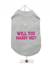 WILL YOU | MARRY ME? - Harness-Lined Dog T-Shirt