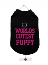 WORLDS | CUTEST | PUPPY - Harness-Lined Dog T-Shirt