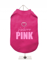 J'ADORE | PINK - Harness-Lined Dog T-Shirt