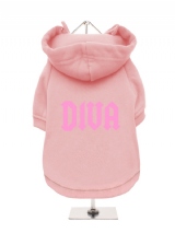 DIVA - Fleece-Lined Dog Hoodie / Sweatshirt